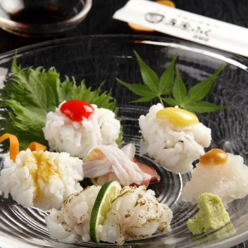 はも刺身5種盛り