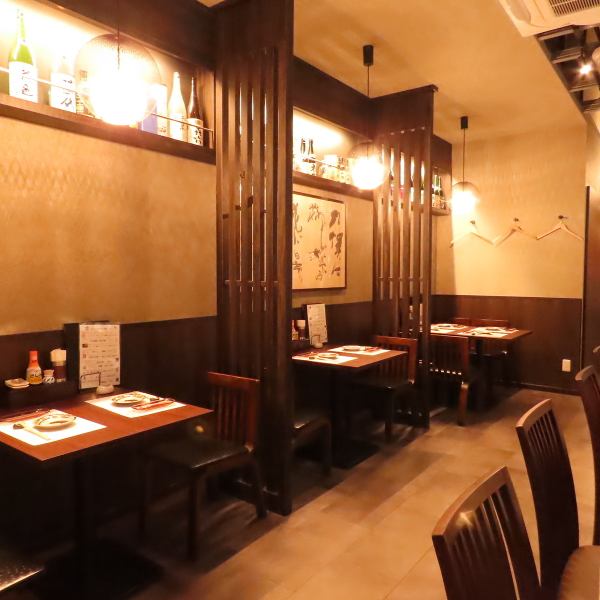 Table seats available for 2 people or more.It's only a 3-minute walk from Sapporo Station on the subway, so you can come regardless of the weather.Ideal for get-togethers with friends or business dinners.