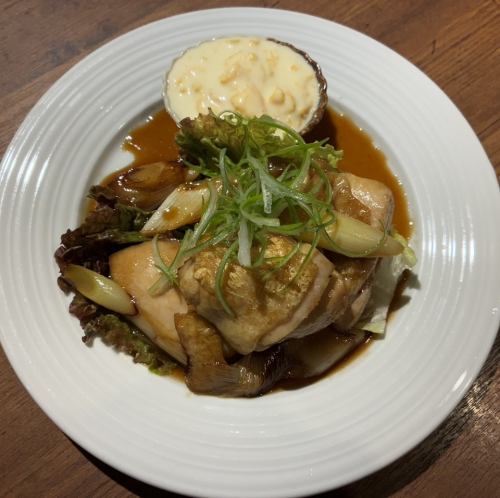 Teriyaki Mayo Chicken made with Hokkaido-raised chicken thighs