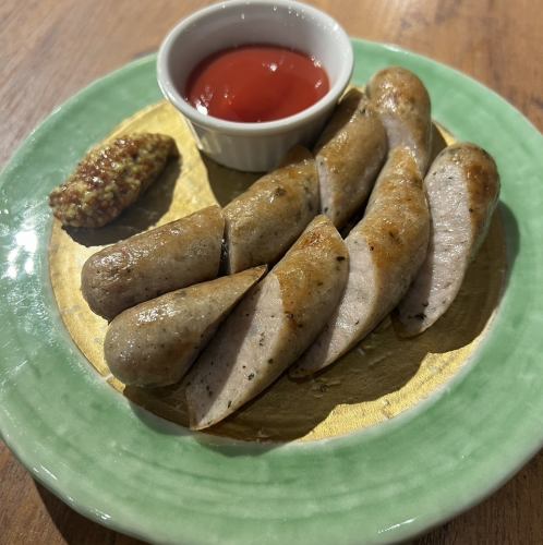 Domestic Agu pork herb sausage (2 pieces)