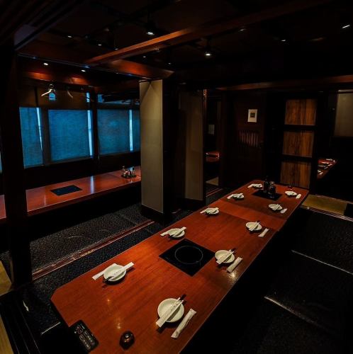 扉付き完全個室で忘年会！