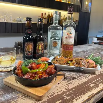 【コスパ◎女子会やサク飲みに♪】デビルチキン&イカのスパイス炒め等全5品⇒3850円
