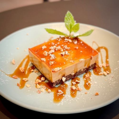 キャラメルのムースケーキ