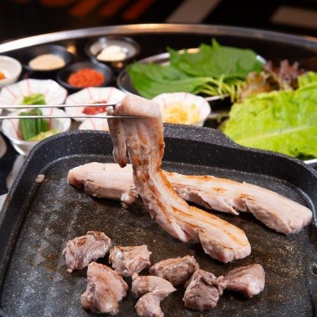 【おすすめ】生ビール付き！韓国満喫セット　日から木限定　飲み放題込みで4,180円→3,600円
