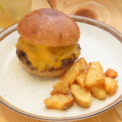 自慢の拘りハンバーガー◎