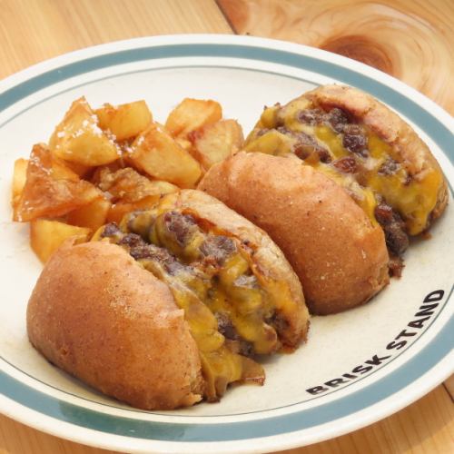 人気名物♪【切ったやつダブルパティ】