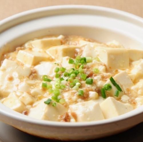青唐辛子の白マーポー豆腐