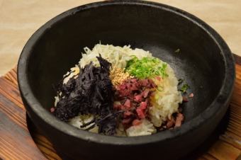 미나미 산리쿠산 미역 매실 시라스 이시 야키 쌀