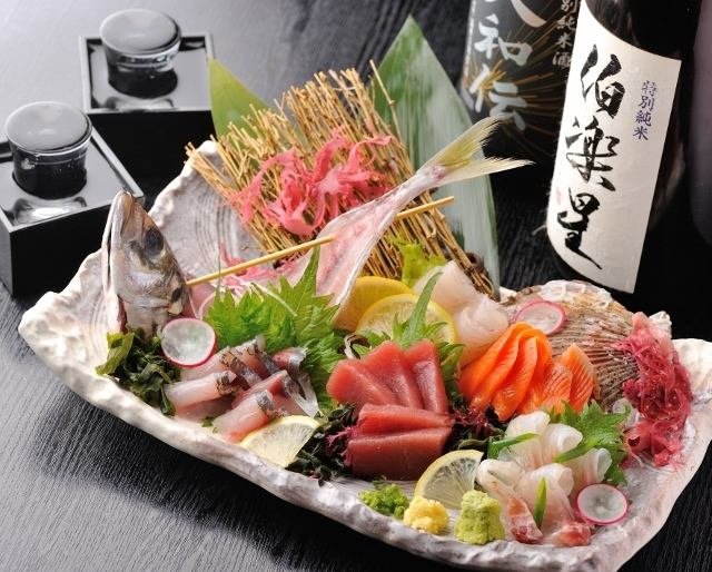 鮮魚にこだわり♪旬のお魚をお得な価格でご提供！日本酒も豊富！
