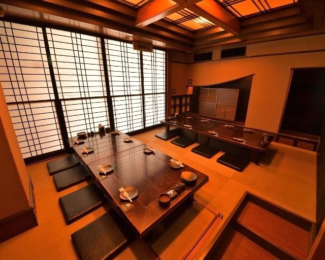 3F sunken kotatsu seats.It is also possible to use the seat next to you.Private rooms for up to 20 people are OK! Children are also welcome! The spacious seats allow you to enjoy your time without feeling stiff. / sunken kotatsu / tatami room]