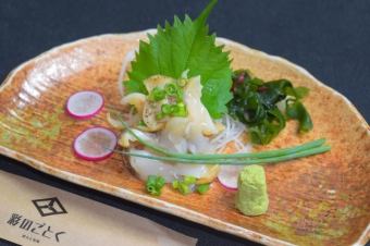 Whelk sashimi