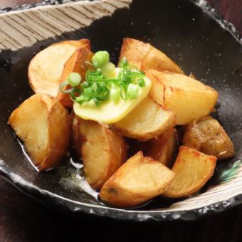 じゃが芋素揚げバター醤油