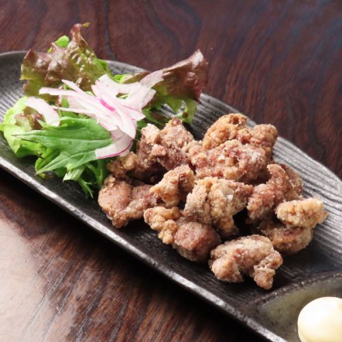 塩ホルモンの鉄板焼き
