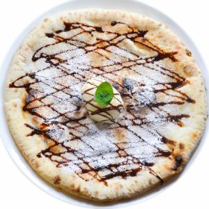 [Dessert pizza] Chocolate vanilla