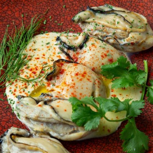 牡蠣のゴルゴンゾーラのヴァプール