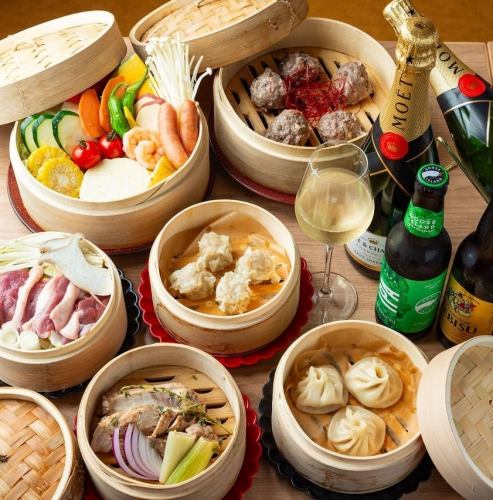 蒸しと泡のマリアージュ