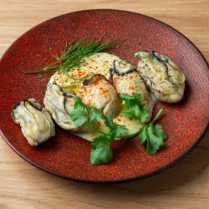 牡蠣のヴァプール(蒸し) ゴルゴンゾーラソース