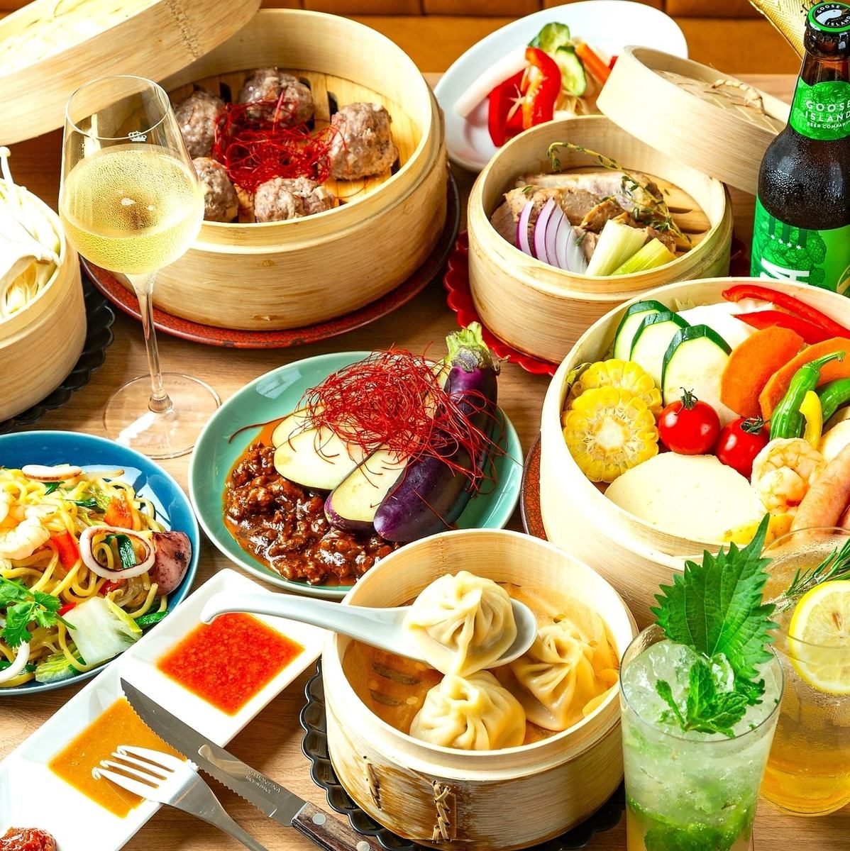 「シャンパン×蒸料理」五感をほどく上質な時間