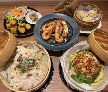 【モエ・エ・シャンドン★プレミアム飲み放題付き】蒸し尽くし、泡蒸酒房 春の蒸しコース