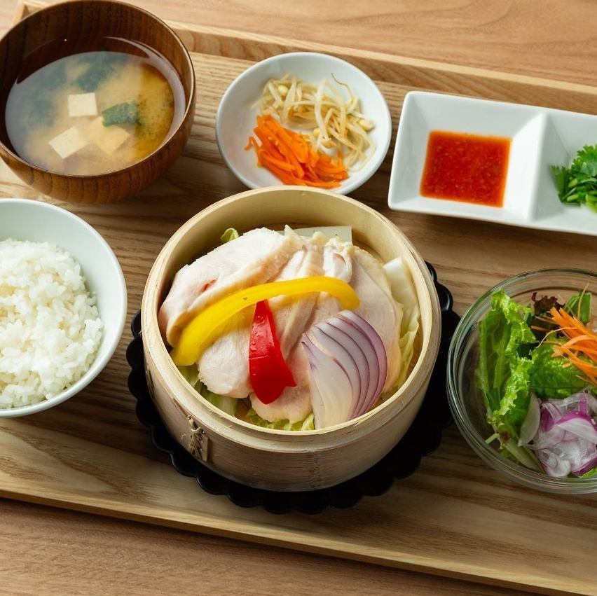 こだわりランチ◎自慢のせいろ蒸しをランチでもお手軽に♪