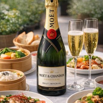 ランチ限定★モエシャンドン昼飲みプラン（ドリンクのみ）