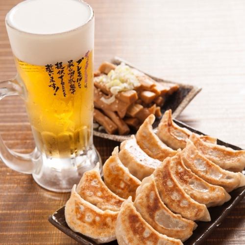 餃子とビールは文化です！