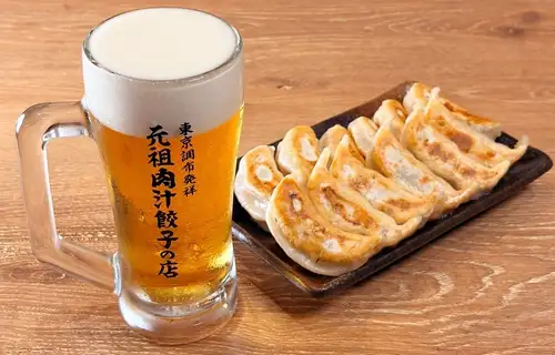 餃子和啤酒是當地文化的一部分！