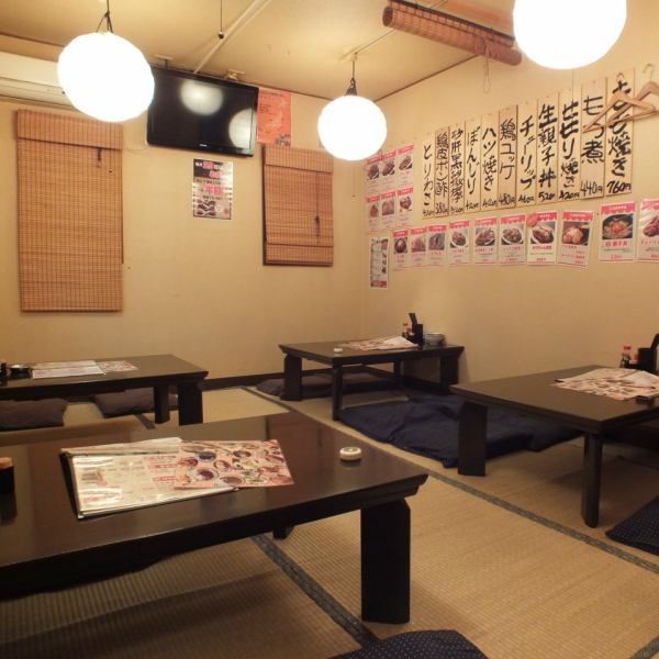 【貸切可能】最大20名様まで貸切可能のお座敷席。歓迎会、送別会にもぴったり。大型テレビでスポーツ観戦も★　≪歓送迎会/飲み放題コース/目黒川/中目黒≫