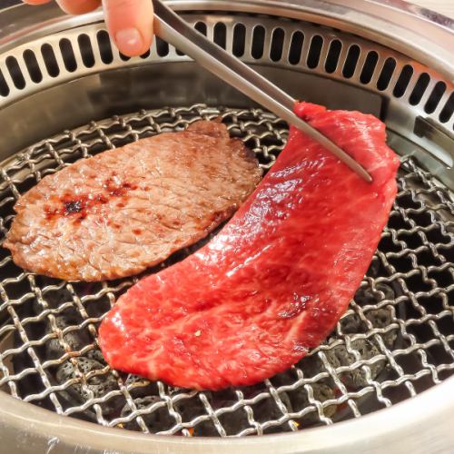 ◆엄선 와규를 즐길 수 있다
