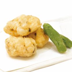 海老のしんじょう揚げ