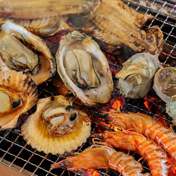 漁港直送イカやホタテなど『海鮮コース』全10品2時間飲み放題5500円⇒4500円