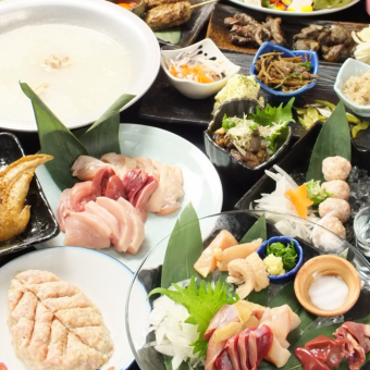 【日本酒飲み放題25種付】旬のハモやたこの天ぷら、名物カゴ焼き等全10品夏コース6000円⇒5500円