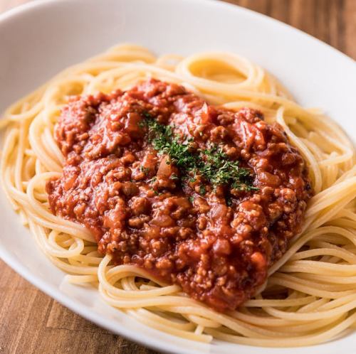 Homemade meat pasta