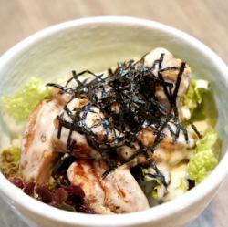 鶏からマヨ丼/テール出汁雑炊