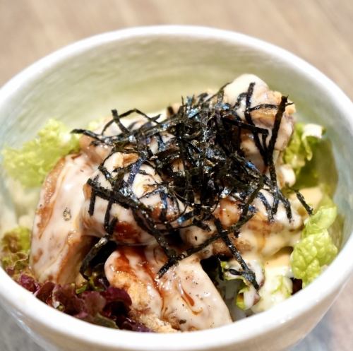 鶏からマヨ丼/テール出汁雑炊