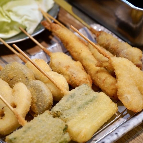 『創業から変わらぬ味で』串かつ各種