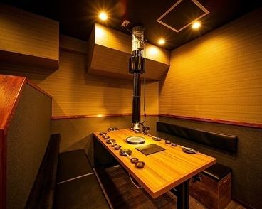 You can enjoy yakiniku at your leisure in a calm atmosphere!