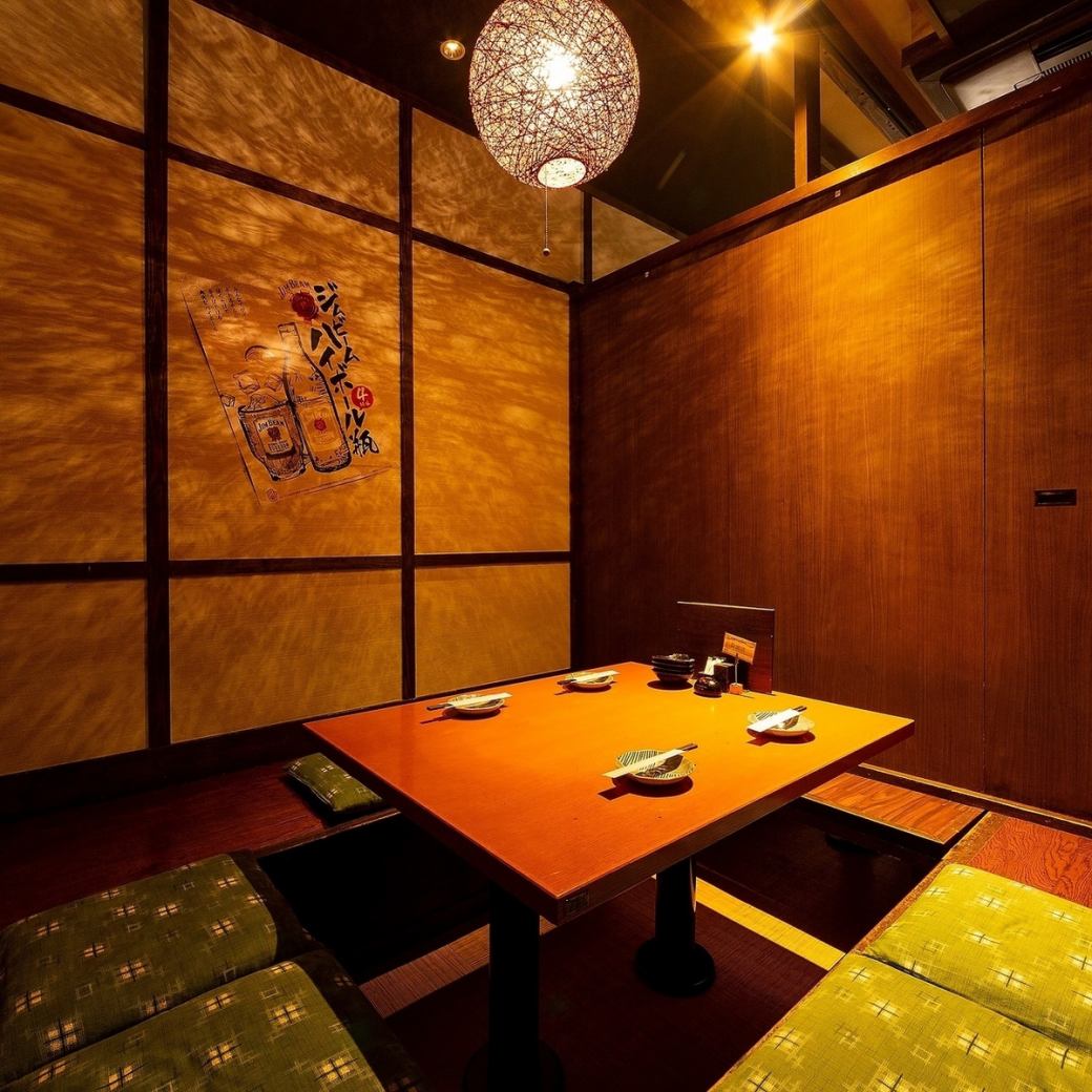 [All seats are completely private rooms] Relax in stylish x private rooms x sunken kotatsu seats♪