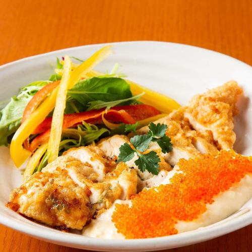 Miyazaki's famous chicken nanban~Fish egg and chicken egg tartare~