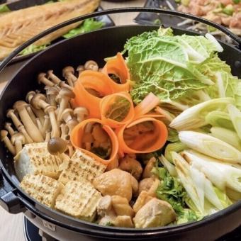 冬限定！暖か鍋コース 3時間飲み放題付き！（日本酒含む）7800円(税込)