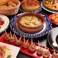 【平日限定!ランチ大皿パーティープラン】お昼の歓送迎会やママ会にもお勧め★デザート付3300円
