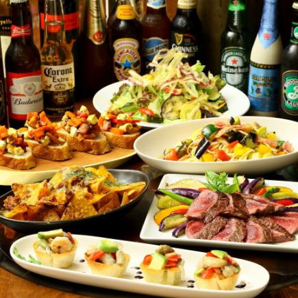 【生ビール付飲み放題2時間】迷ったらコレ!5500円★
