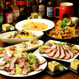【生ビール付飲み放題２時間】当店人気No1！お腹も心も大満足♪　６０００円