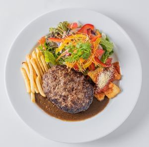 こだわりハンバーグプレート　150g