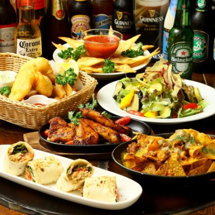 【のんあるカクテル充実飲み放題2時間】ビールなし!軽食プラン!4500円★