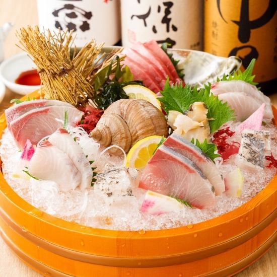 自慢の鮮魚は毎日直送！船橋港の魚介や西船橋の小松菜