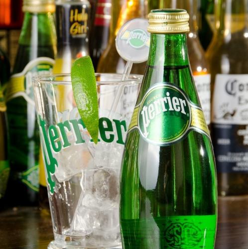 Drink divided by popular Perrier.