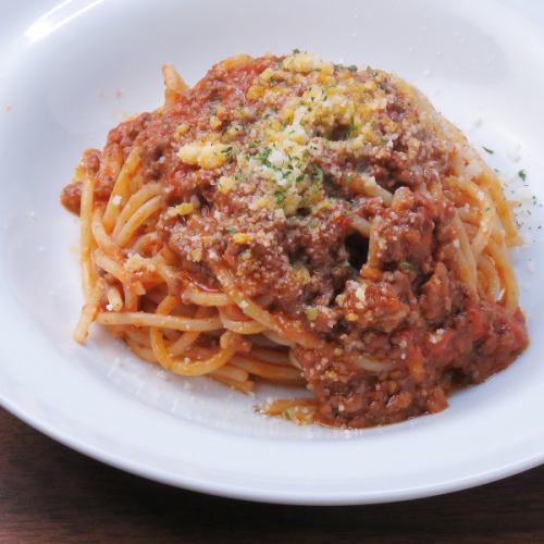 ミートソースパスタ