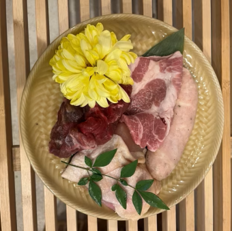 肉の盛り合わせセット