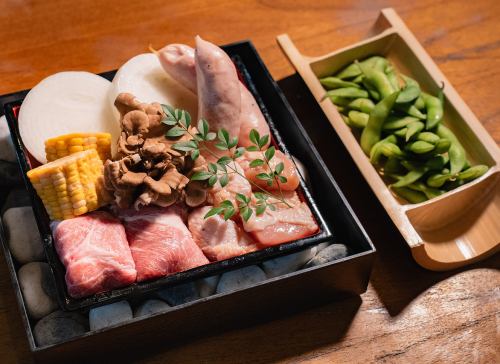 瀬戸豚の旨味がギュッと詰まったBBQコース♪